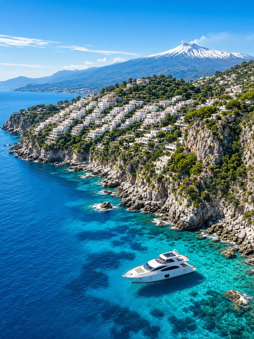 Sicily yacht charter with Premiere Yachting — Mediterranean crewed charter destination